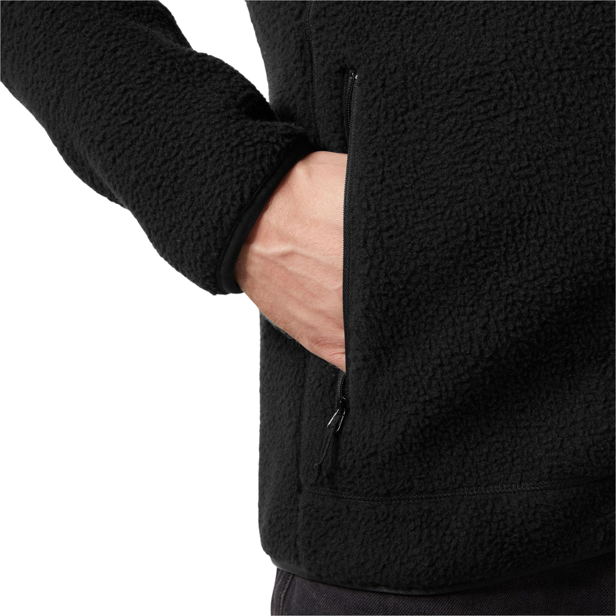2025 Helly Hansen Hombres Panorama Pile Fleece Block Jacket 49460 - Black
